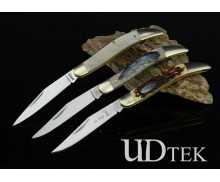 High Quality OEM Elk Ridge K65 Pocket Knife Gift Knives with Mirror Surface UDTEK01379